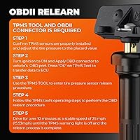 Vista 8 de Sensor TPMS Subaru, 4 sensores de monitoreo de presión de neumáticos compatibles con Subaru Legacy Outback 2004-2017, Crosstrek 2013-2016, Forester