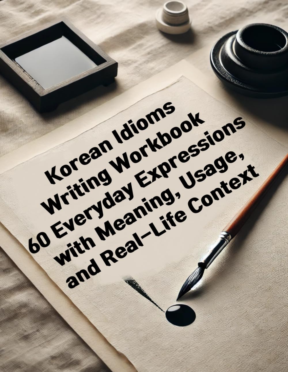Korean Idioms Writing Workbook: 60 Everyday Expressions with Meaning, Usage, and Real-Life Context (Korean Calligraphy)