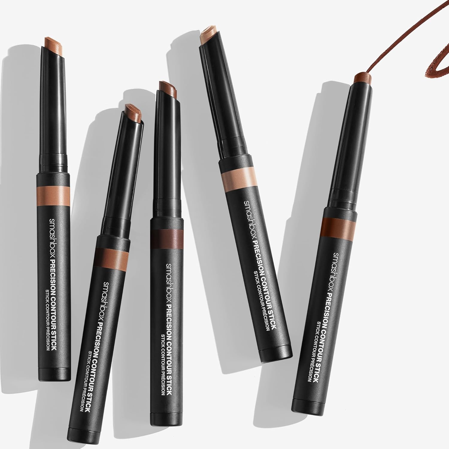 Smashbox Precision Contour Stick | Blendable, Slim Contour Stick for All-Over Face Contouring + Sculpting Including Eyes, Lips, Nose & Cheek