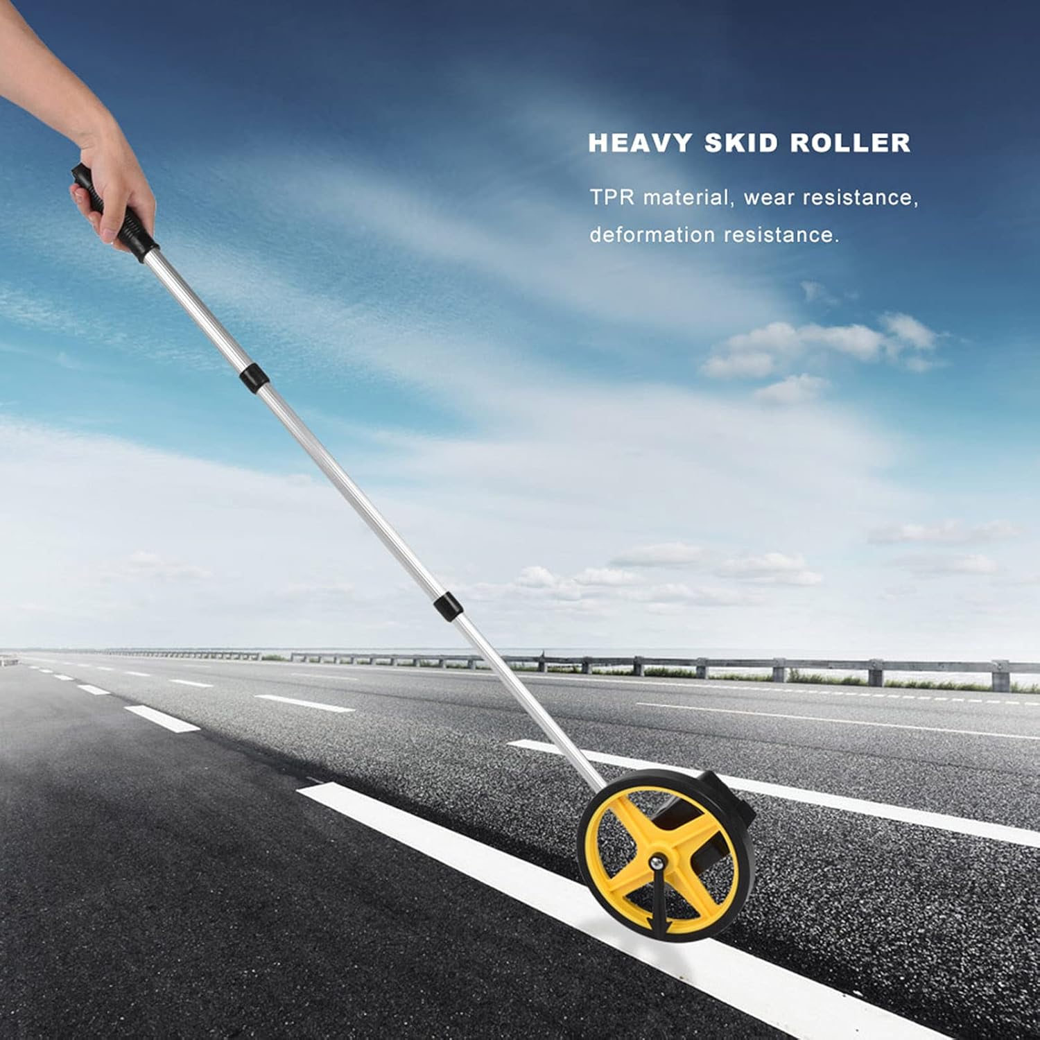 Portable Measuring Wheel 0 to 9.9m Distance Measuring Roller for Multiple PurposeSmall Wheel