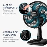 MONDIAL Ventilador de Mesa 30cm Super Power, Preto/Azul Petróleo, 60W, 110V - VSP-30-AP — imagem 6
