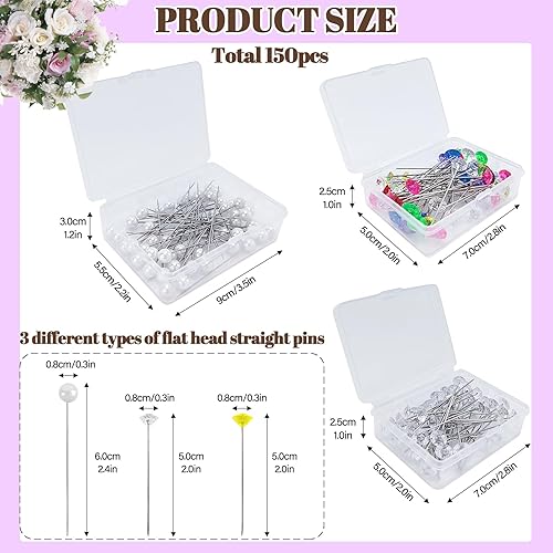 Miniatura 9 de Yhsheen Broches de diamantes de imitación Broche de cristal, conjunto de ramo de boda de cristal de perlas