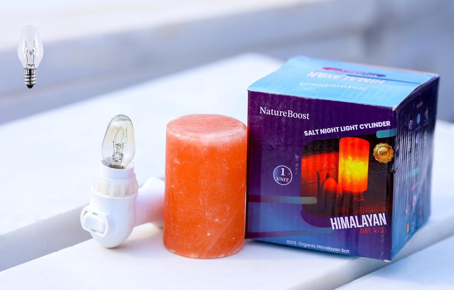 Himalayan Pink Salt Night Lights (Natural, 3)