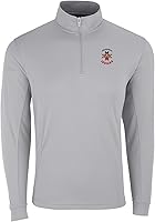 Vista 28 de Vantage Apparel Jersey con cremallera de un cuarto de béisbol de la liga menor