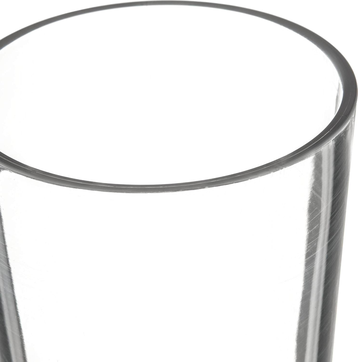 Carlisle FoodService Products Alibi Pilsner Glass for Restaurants, Catering, Kitchens, Plastic, 16 Ounces, Clear