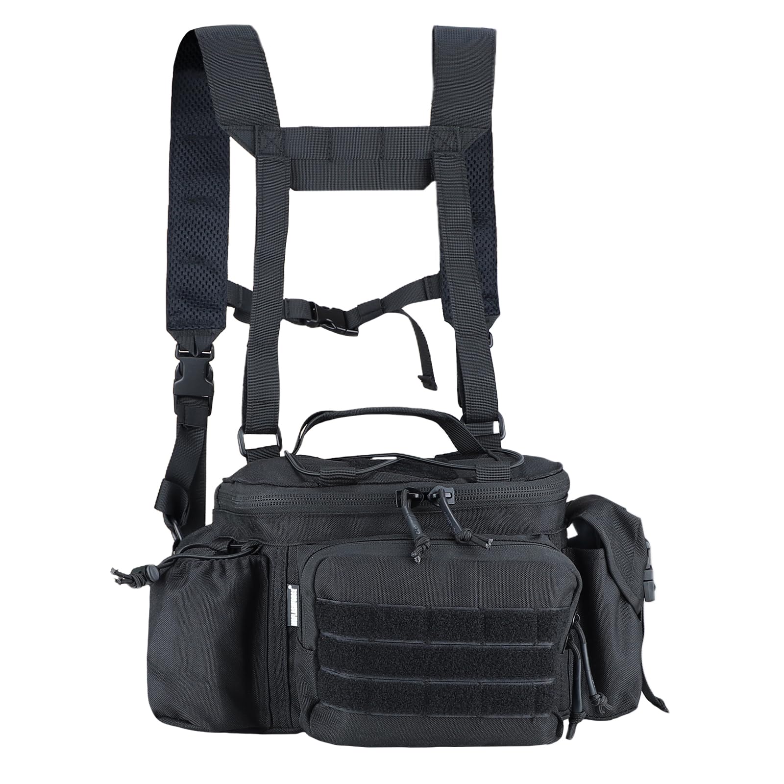 Cangurera táctica para hombre, bolsa de cintura Molle EDC para senderismo, pesca, escalada, correr, ciclismo, deportes al aire libre