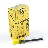 Pentel Super Hi-Polymer Lead Refill, 0.9mm Thick, 2H, 180 Pieces of Lead (50-9-2H) – view 1
