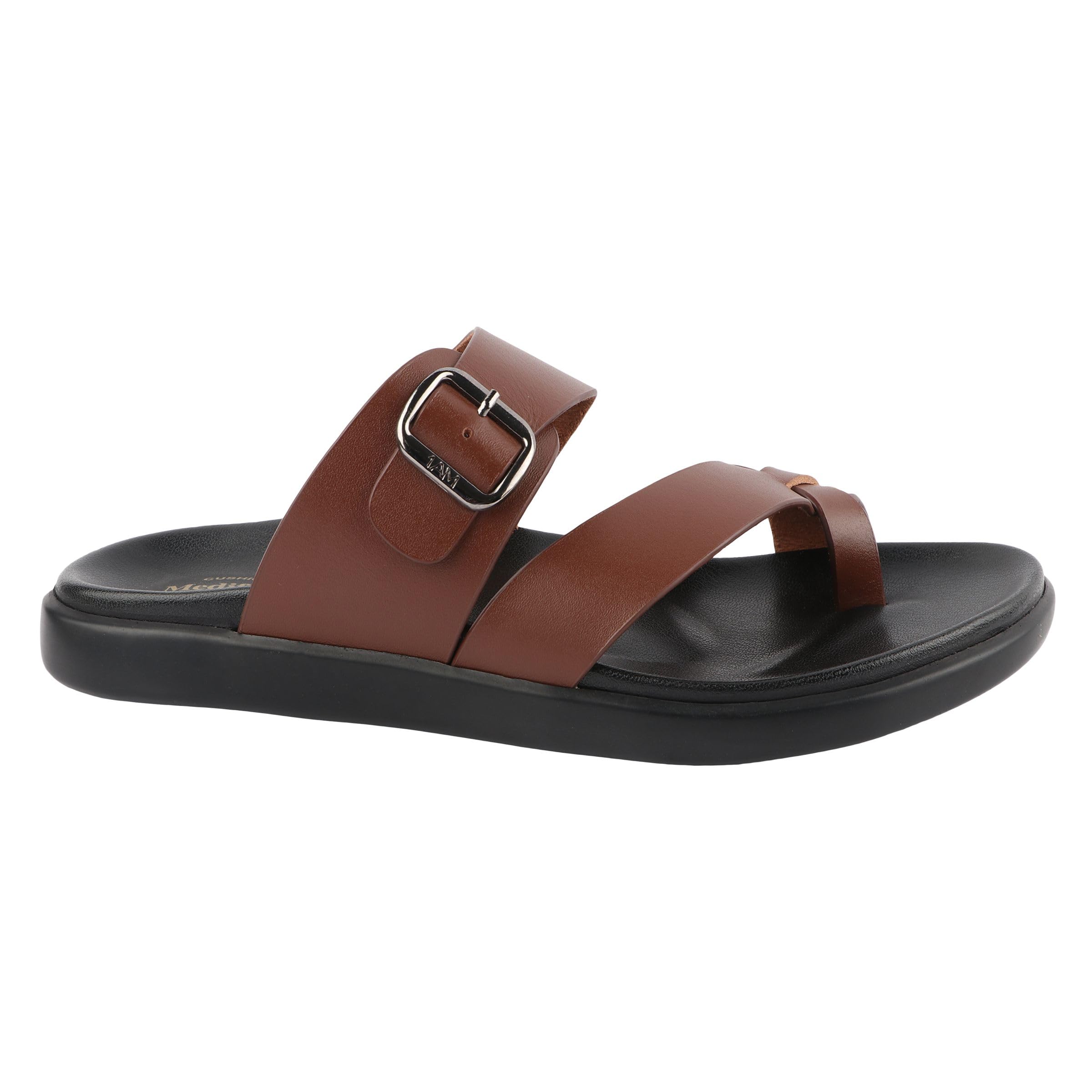 medifeet Men's Toe-Ring Leather Highway Sandals-picture-46