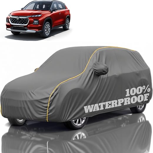 Premium Polyester Car Cover Grand Vitara All-Weather Protection from Rain, Dust &amp; Sun | UV Resistant Fabric | Full Body Se...