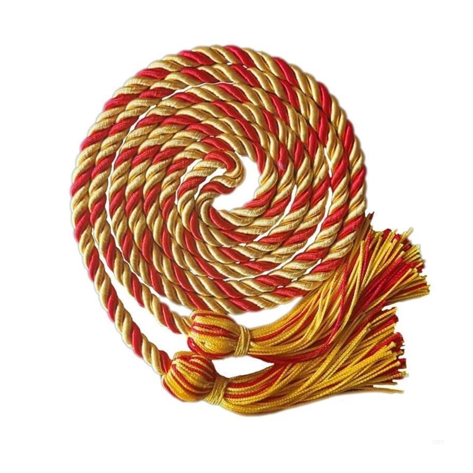 Tassel Graduation 10Pcs Graduation Cord With Tassels For Grad Day And Student for Graduate Ceremonies and Memorials(Gold x red)