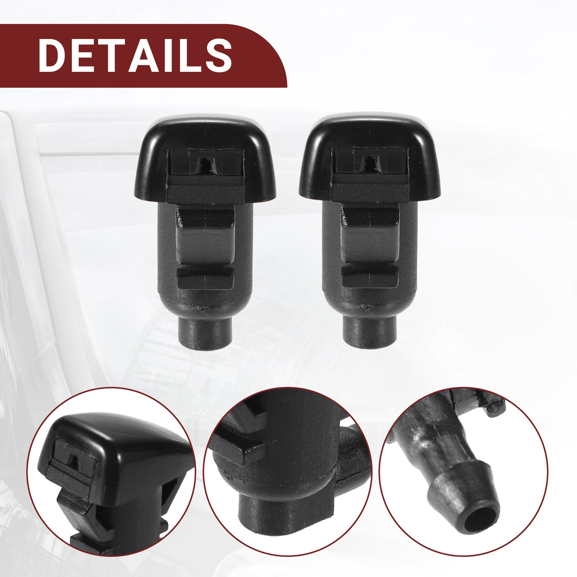 Buy 2Pcs Front Windshield Wiper Water Washer Jet Nozzle For Toyota Allion T240 Carina E Solara Tacoma Matrix Hilux Fortuner Tundra At Affordable Prices - Free Shipping, Real Reviews With Photos - Foto 4