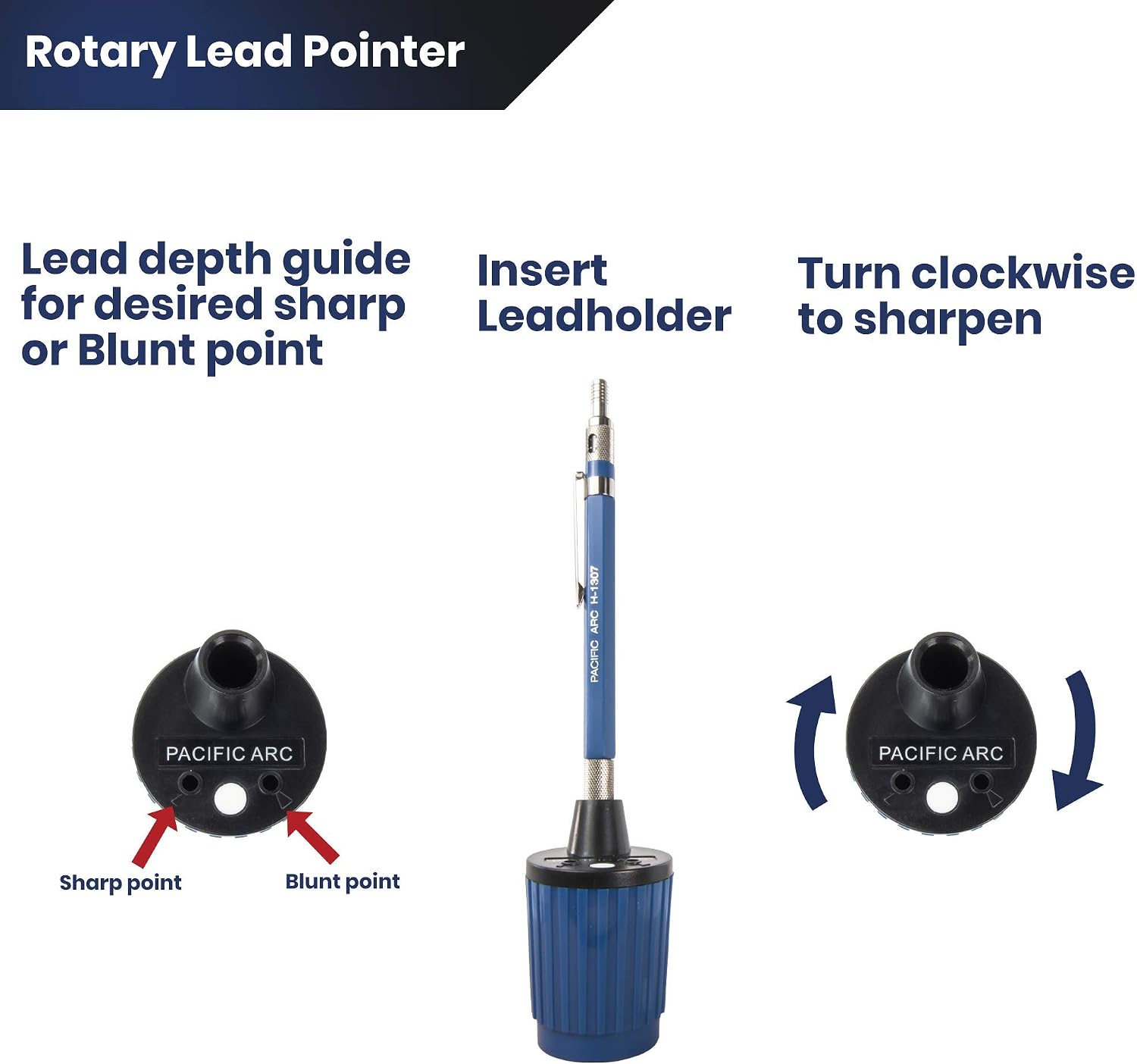 Pacific Arc Scholastic Drafter's Bundle with 2mm Gravity Lead Holder and Lead Pinter