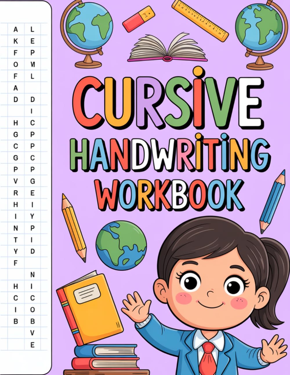 My First Writing Workbook for Kids: cursive workbook for kids ages 6-12 Tracing Letters, Word