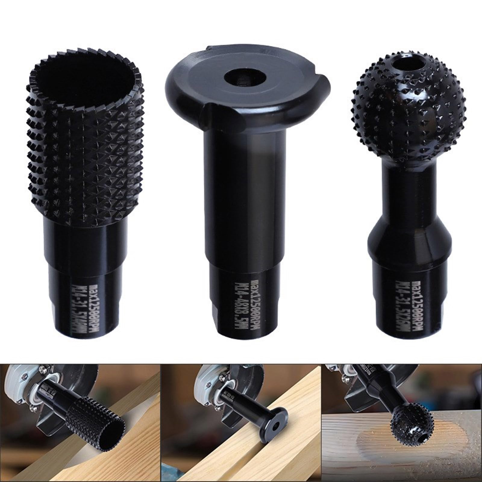 3 piezas carpintería lima giratoria tallado metal lima de escofina rotativa broca carpintería herramienta de corte lima giratoria carpintería taller