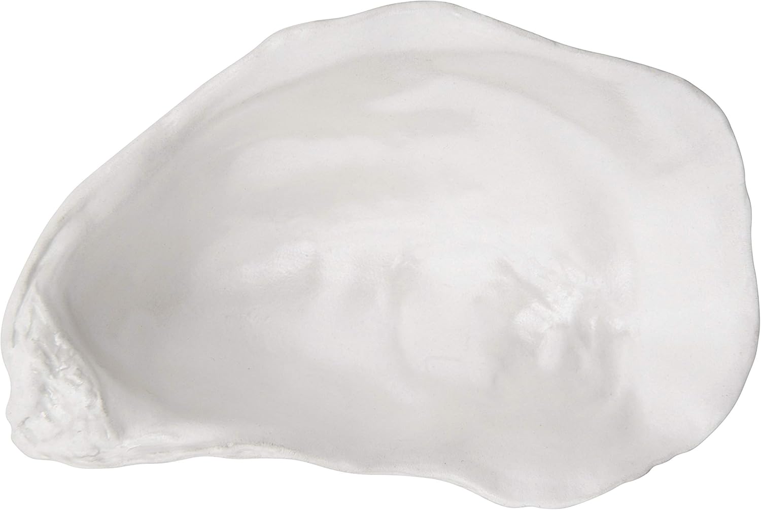Creative Co-Op White Ceramic Shell Shaped Dish - Image 4