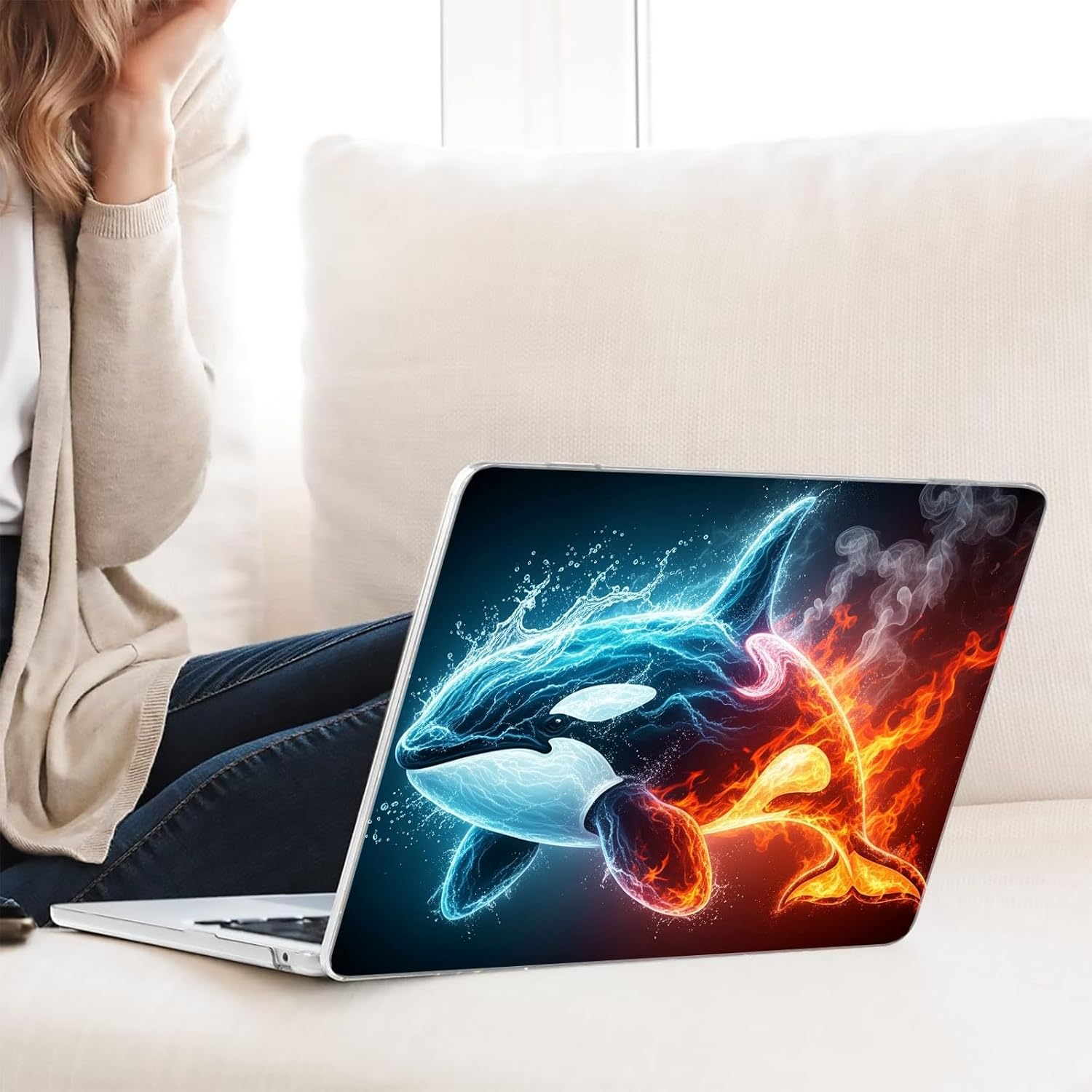 Compatible with MacBook Neo 13-inch, Hard Shell Case with Keyboard Cover and Screen Protector (A3404 A18 Pro chip, 2026 Release) - Whale MC21105