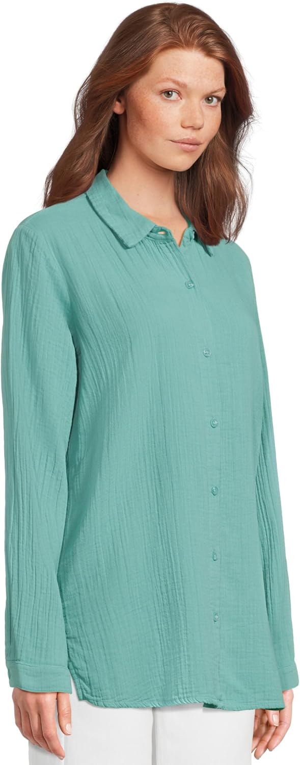 Mod-O-Doc Women's Long Sleeve Button-up Shirt - Image 2