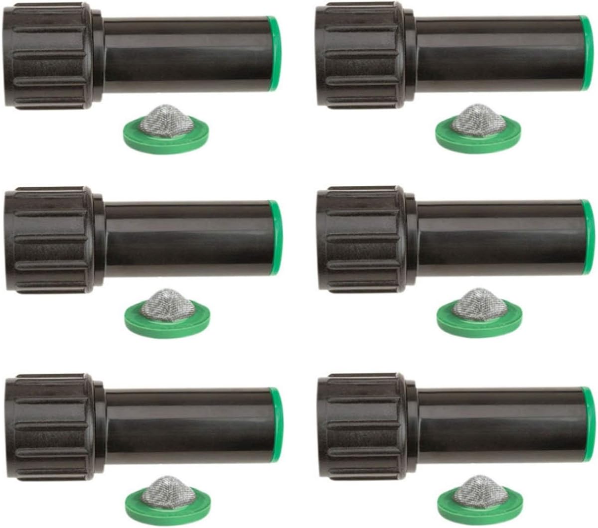 Adaptador giratorio de compresión con arandela 320G00UB rosca de manguera de 3/4"x 1/2" (.620-.630), 6 unidades