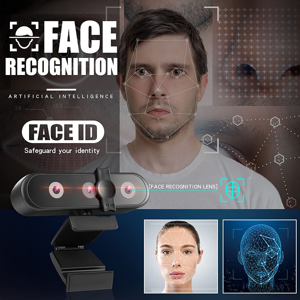 Webcam haute définition 1080p USB avec microphone intégré Lecteur 2K pour appels