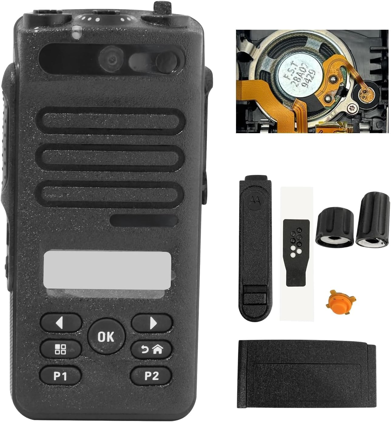3Pack Black Replacement Housing Case with Speaker for XPR3500E