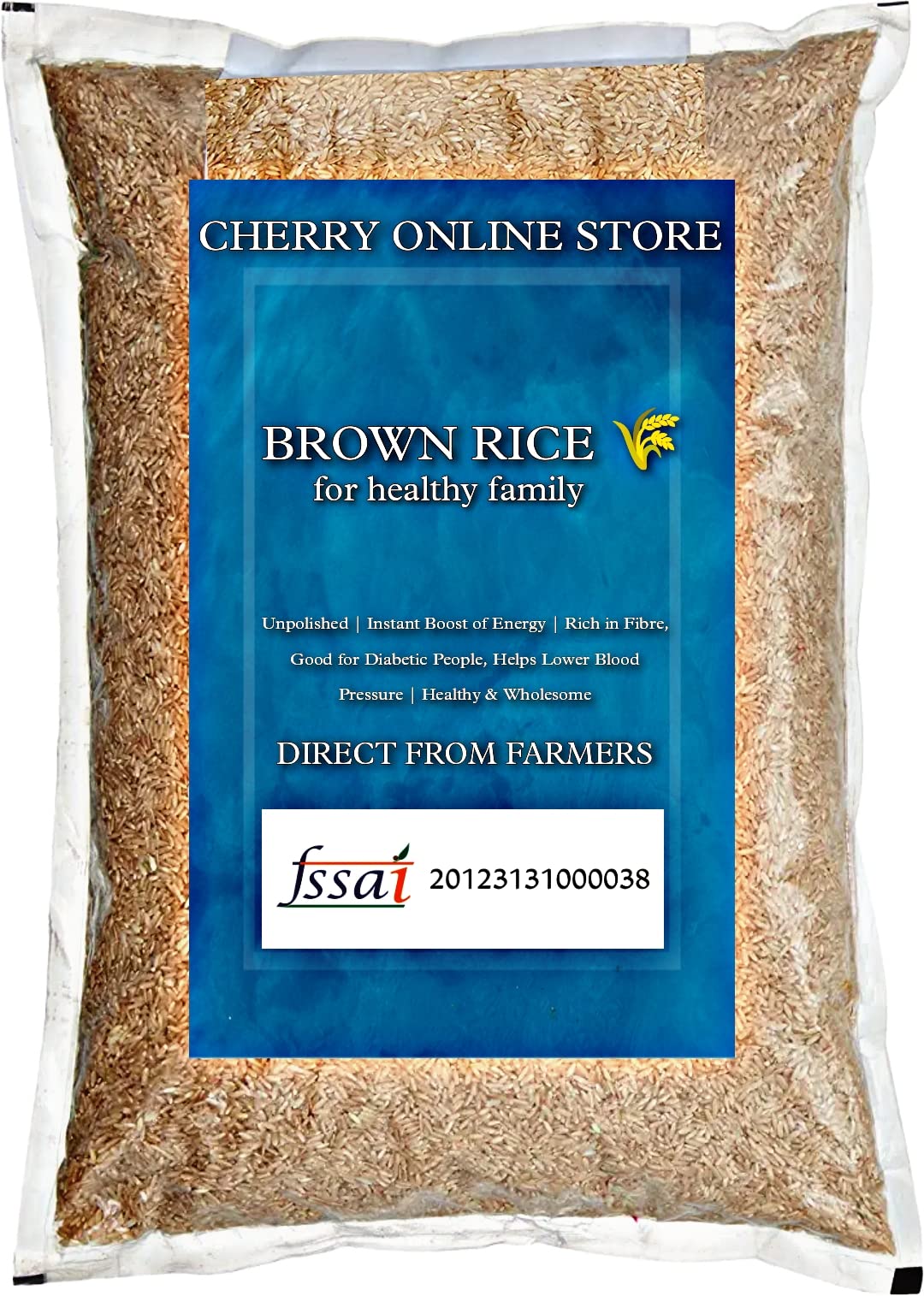 CHERRY ONLINE STORE ® Brown Rice (Unpolished) |100% Natural | Naturally Low GI | High in Fibre | Helps Control Diabetes | Direct from Farmers | direct from village | 6 months old BROWN RICE (25) (B0C29MFB3M) Amazon Price History, Amazon Price Tracker