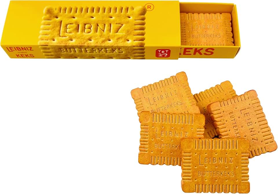 tanner DER KLEINE KAUFMANN TANNER Deco - Leibniz Butterkekse (Kaufladenzubehör, 6 Kekse, mit Aufbewa
