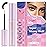 EMEDA False Eyelash Glue Super Strong Hold 24H Face Glue for Gems Glitter Makeup Clear Strong Hold Water Proof Latex Free Long Lasing Quick Dry Pegamento De Pestaas White Strip Adhesive 5ml 0.17oz