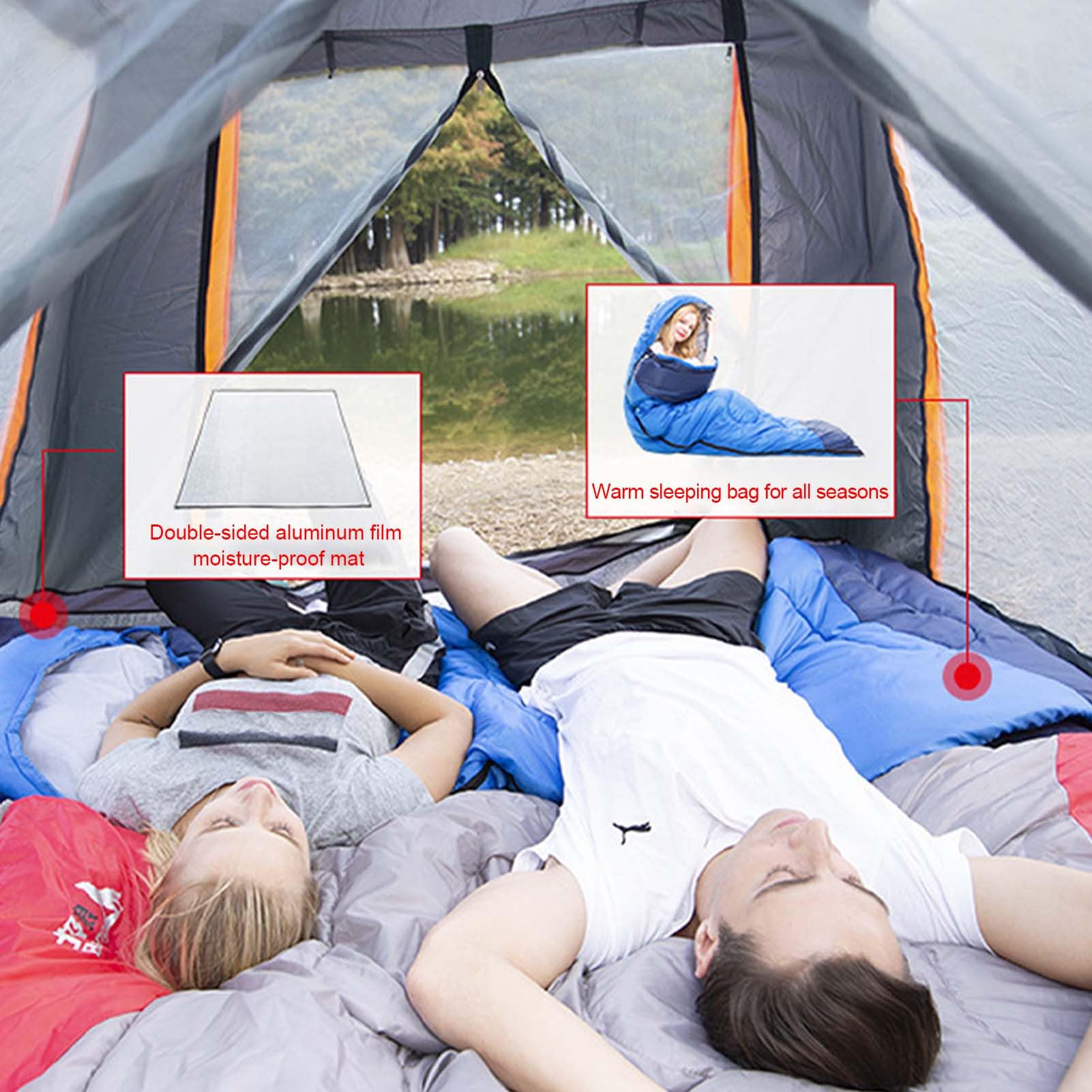 Mata Foliowa Kempingowa Duża Składana Przenośna Mata Foliowa | Przenośna Mata Podłogowa Do Namiotu Na Piknik, Plażę, Ogród, Park, Trawnik, Wędrówki, Wspinaczkę, Aktywności Na Zewnątrz,