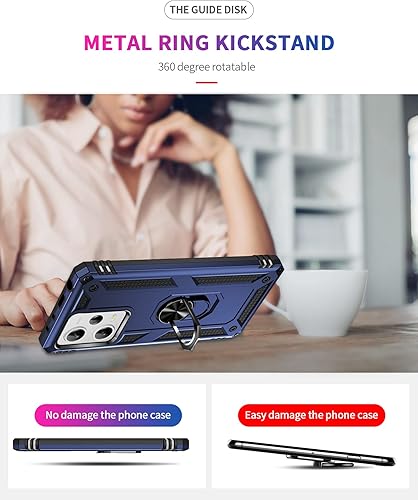 Miniatura 6 de Funda para Xiaomi redmi Note 12 Pro Plus 5G con protector de pantalla, soporte delgado protección militar a prueba de golpes, funda protectora para