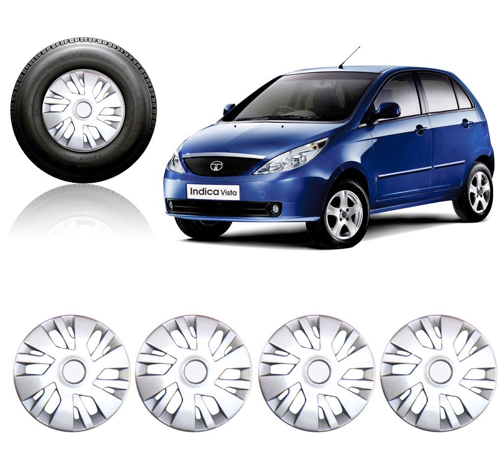 Auto Pearl 14inch Car Wheel Cover Cap for Indica Vista (Set of 4