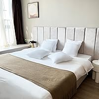 Vista 7 de Rellenos de almohada de lujo, paquete de 4, 16 x 16 pulgadas, hipoalergénicos, ultra suaves, de microfibra de poliéster, duraderos, para sofá