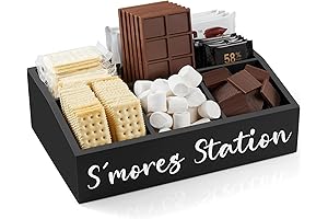 Rustic Smores Caddy Organizer with Sliding Tray
