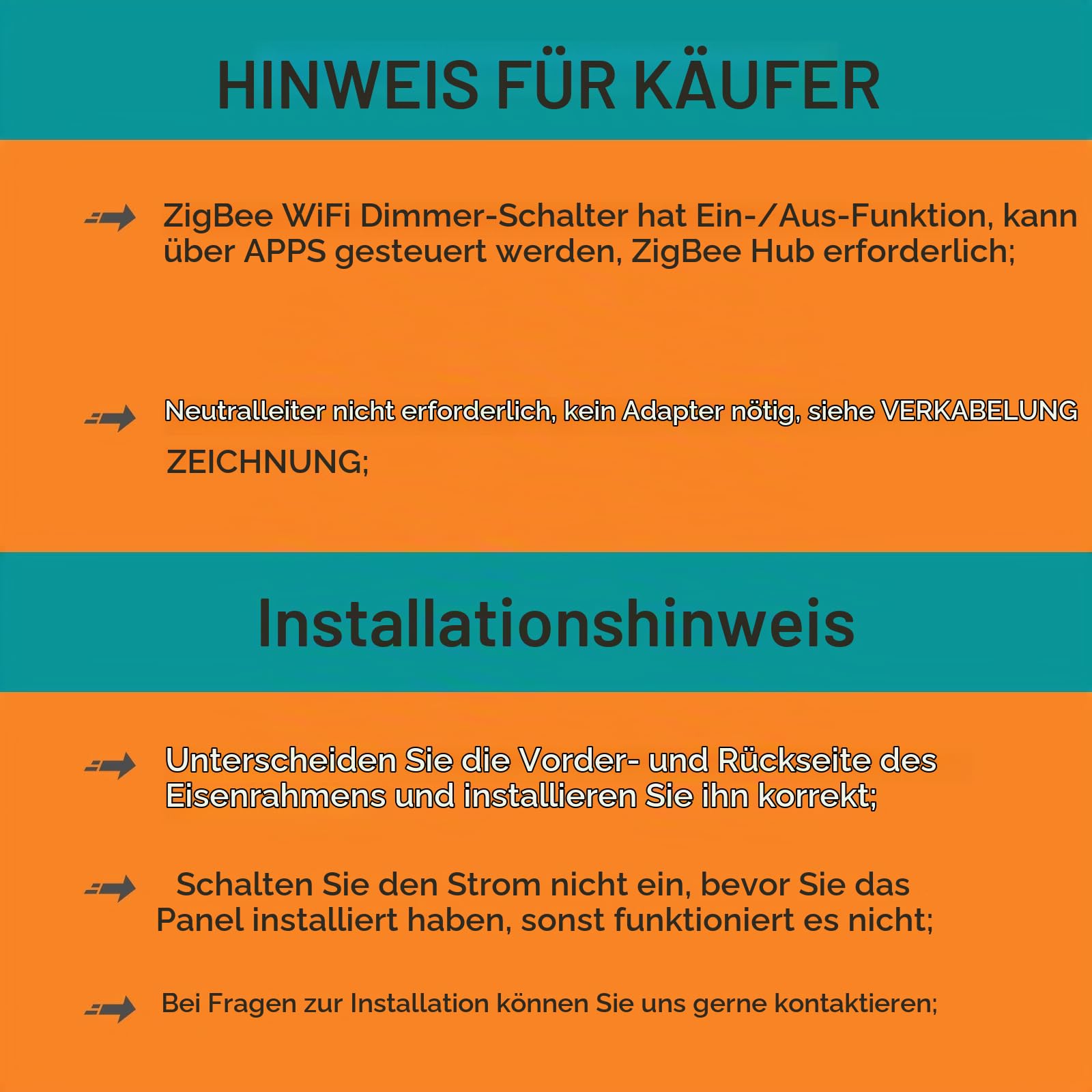 BSEED Zigbee Doppelt Dimmer Schalter Alexa Berührung Wandschalter Glasscheibe Dimmerschalter Alexa/Tuya/Google kompatible Glas(ZigBee Hub Erforderlich) Weiß