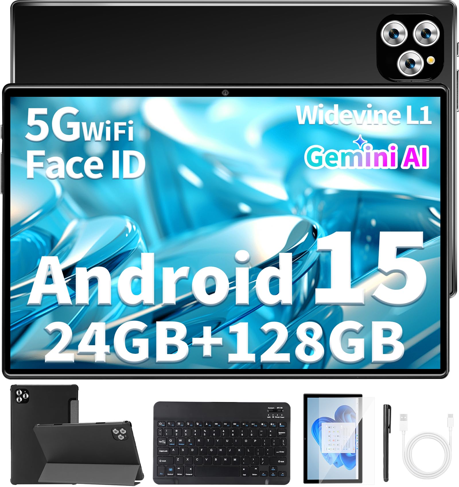 Amazon.com : Lebsytb 10 inch Android 15 Tablet with Keyboard