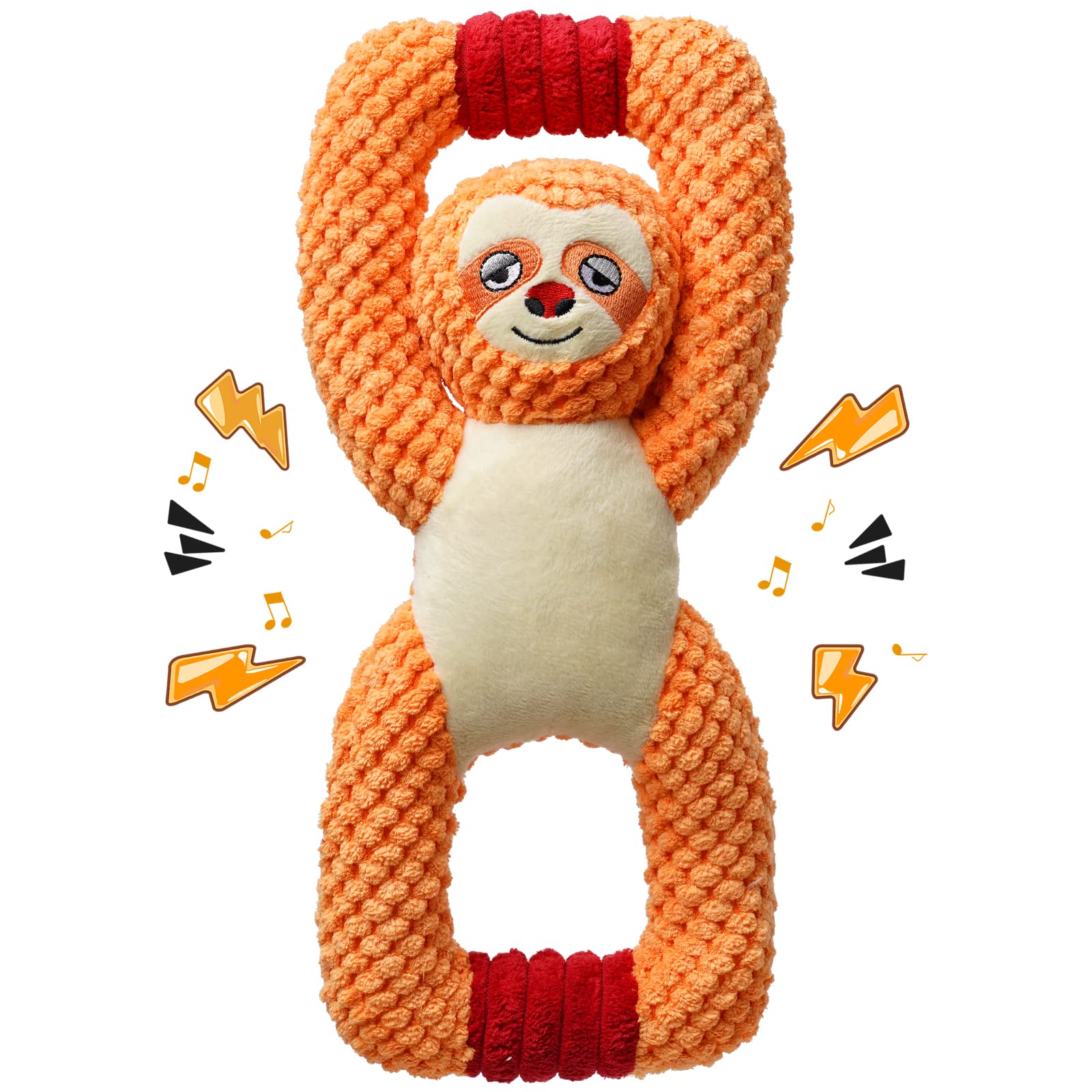 Large Squeaky Dog Toys, Stuffed Animal Dog Plush Toy,Interactive Puppy Toys with Crinkle…