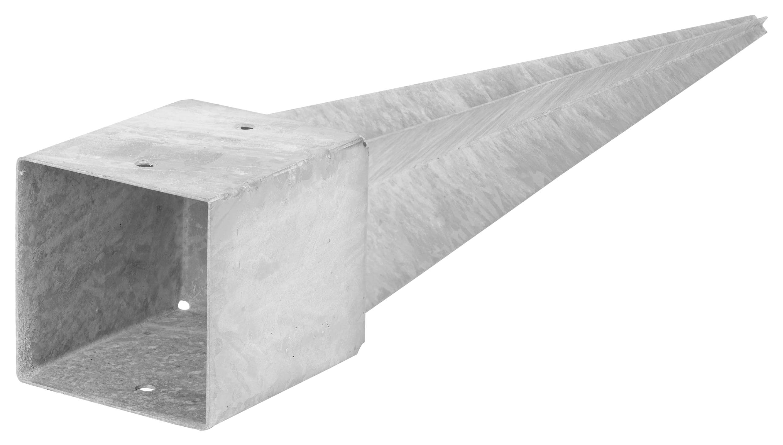 Manicotto Con Piastra Per Palo 80x40 Mm | Seton