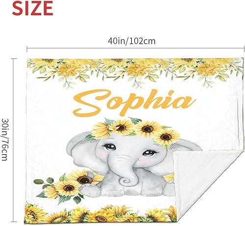 Miniatura 5 de Mantas de bebé personalizadas con nombre, mantas lindas para recién nacidos, manta suave y agradable a la piel, regalo memorable para cumpleaños,
