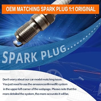 V7443 Laser Iridium Spark Plugs - Automotive Replacement Spark Plugs,OE Replace SP432,8 Pack