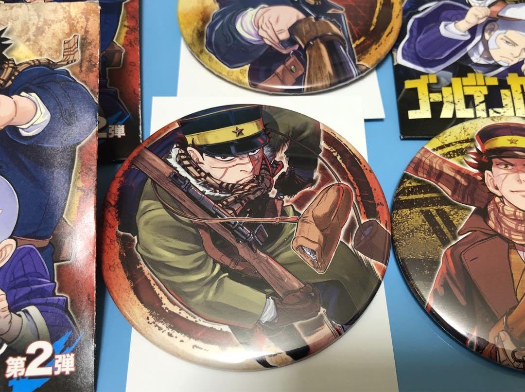 Amazon.co.jp: 杉元佐一 ゴールデンカムイ コレクション缶バッジ 缶