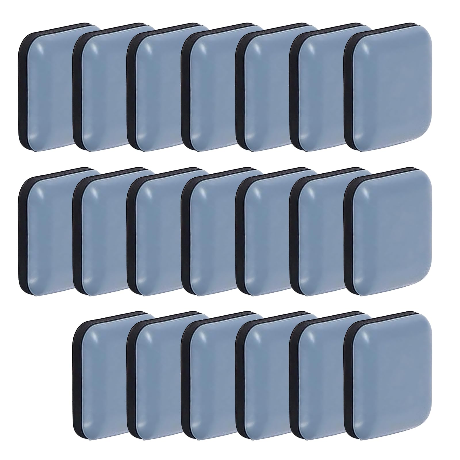 Zwwaazhf Multicolor Upgrades Auto Adhesive Square Furniture Pad Heavy Duty Not Slip Floor Protectors Small Floor Pad For Quiet Movement Adhesive Backing Noise Reducing
