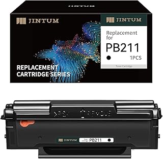 JINTUM PB-211 Toner Cartridge Replacement for Pantum PB-211 PB-211EV Toner Cartridge Compatible with Pantum P2502W M6552NW M6600NW P2500W M6602NW M6550NW Printer Toner(1 Pack,1600 Pages)