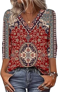 Camisetas de manga larga para mujer, estilo casual, cuello en V, camisetas básicas para otoño 2025, ropa de moda