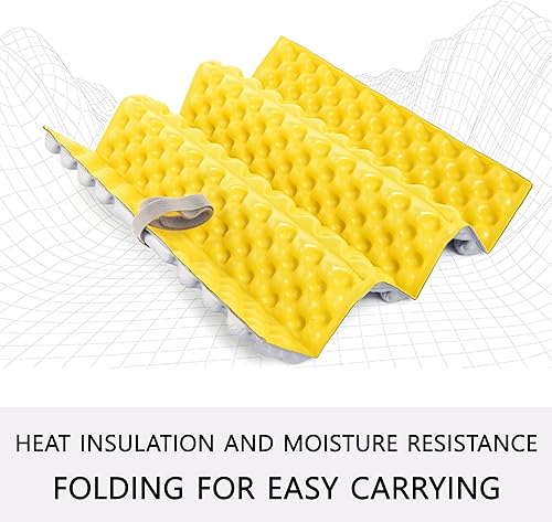 Miniatura 3 de YUSOVE 1 almohadilla portátil de espuma para sentarse, almohadilla de espuma para actividades al aire libre, tapete de acordeón, plegable para