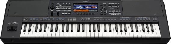 Yamaha 61-Key Arranger Keyboard, Multiple Styles and Voices, Assignable Live Control Knobs PSRSX720+