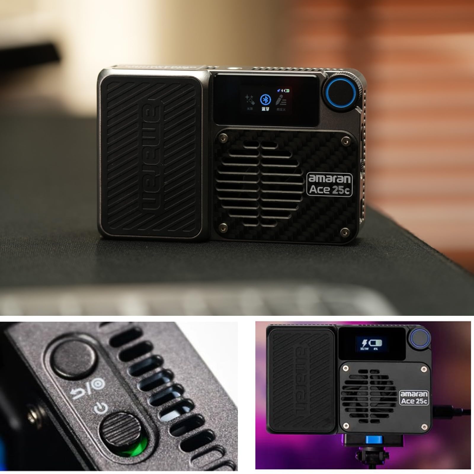 Amazon | Amaran Ace 25c キット カメラ ビデオ ライト キャリング