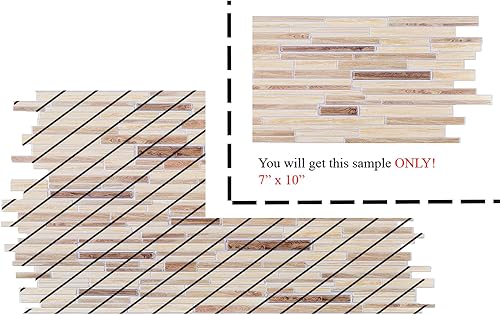 Miniatura 2 de Retro-Art Paneles de pared 3D de madera ornamental de roble en marrón beige, PVC, 7 "x 10", 149TO