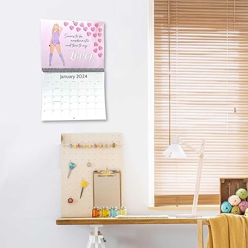 Miniatura 6 de Eras T-our Calendario 2024, calendario de pared 2024, pósteres musicales, portada de álbum, calendario para niñas y niños adolescentes, decoración