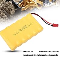 Vista 5 de JERYS Batería de coche de RC, 7.2V 400MAH 2PCS RC accesorios del coche para al aire libre