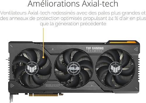 ASUS TUF Gaming TUF-RX7800XT-O16G-GAMING AMD Radeon RX 7800 XT 16 Go GDDR6 - 3