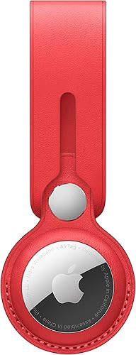 Apple AirTag Anhänger aus Leder - (Product) RED